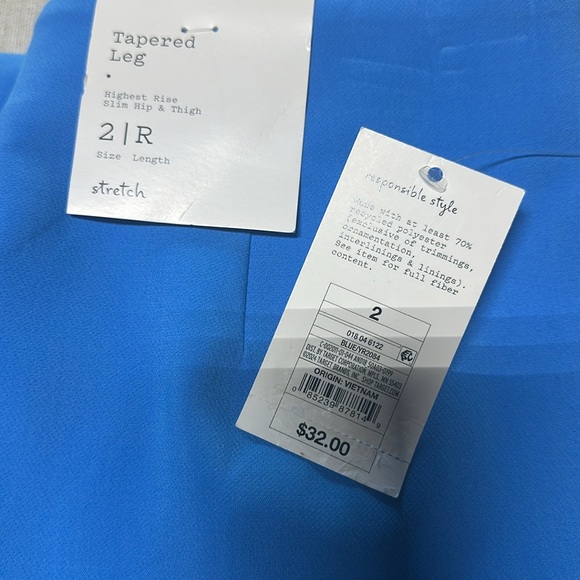 A New Day Women's Tapered High Rise Ankle Length Tailored Trousers - Picture 4 of 12